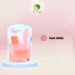 Bộ Dụng Cụ Đắp Mặt Nạ Keli Mask Bowl Set (Hồng/Xanh)