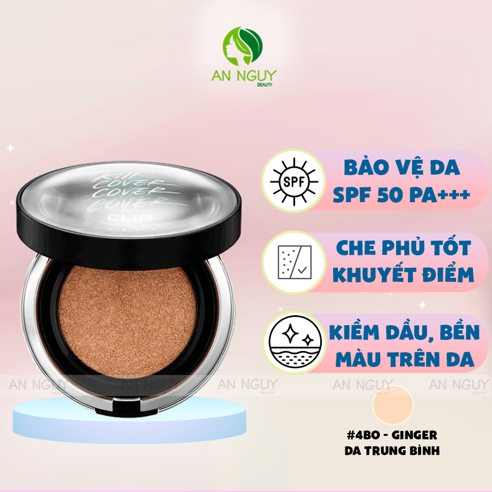 Phấn Nước CLIO Kill Cover Founwear Cushion XP Phiên Bản 20SS Che Phủ Mọi Khuyết Điểm 15gr x 2