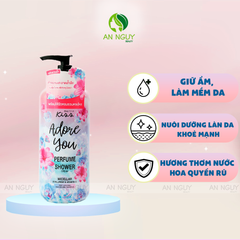 [Date 04/09/2024] Sữa Tắm Malissa Kiss Perfume Shower Cream Hương Nước Hoa 350ml