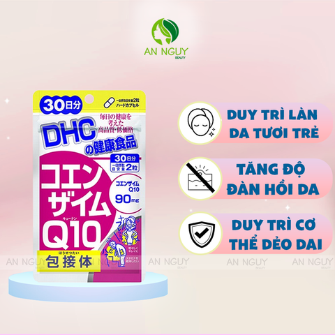 Viên Uống DHC Coenzyme Q10 Chống Lão Hóa, Ngừa Nếp Nhăn 30 Ngày 60 Viên