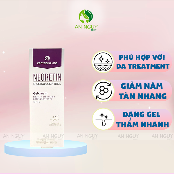 Kem Chống Nắng Neoretin Discrom Control Gelcream SPF50 Bảo Vệ Da Tối Ưu 40ml