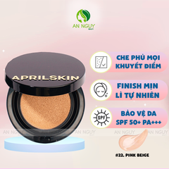 Phấn Nước Aprilskin Black Magic Snow Cushion Che Phủ Hoàn Toàn 15gr (Mẫu Mới)