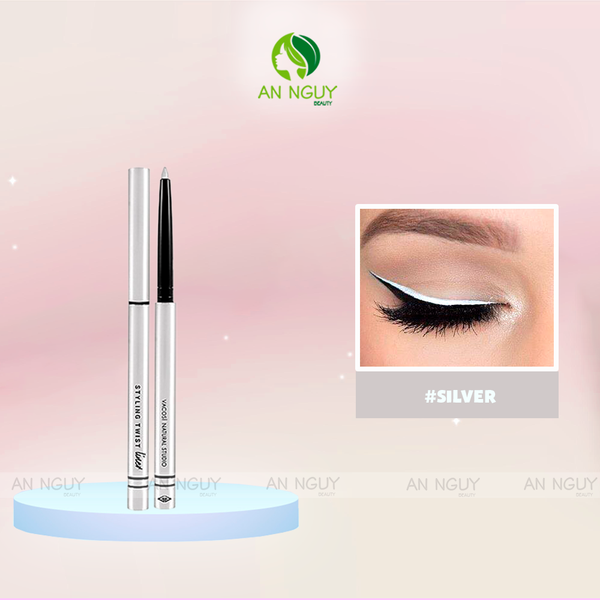 Chì Kẻ Mắt Dạng Sáp Vacosi Styling Twist Liner Silver 5ml