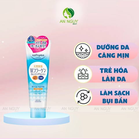 Sữa Rửa Mặt Kose Softymo 190g (Hàng Nhập Khẩu)