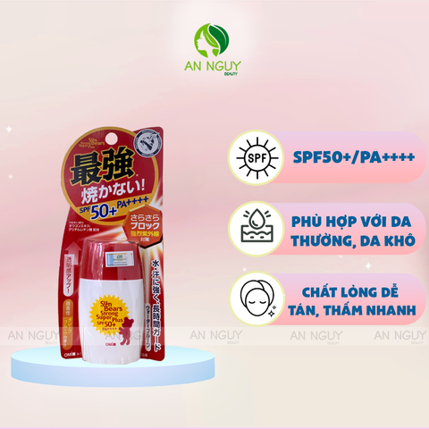 Sữa Chống Nắng OMI SunBears Strong SPF50+ PA++++ 30gr