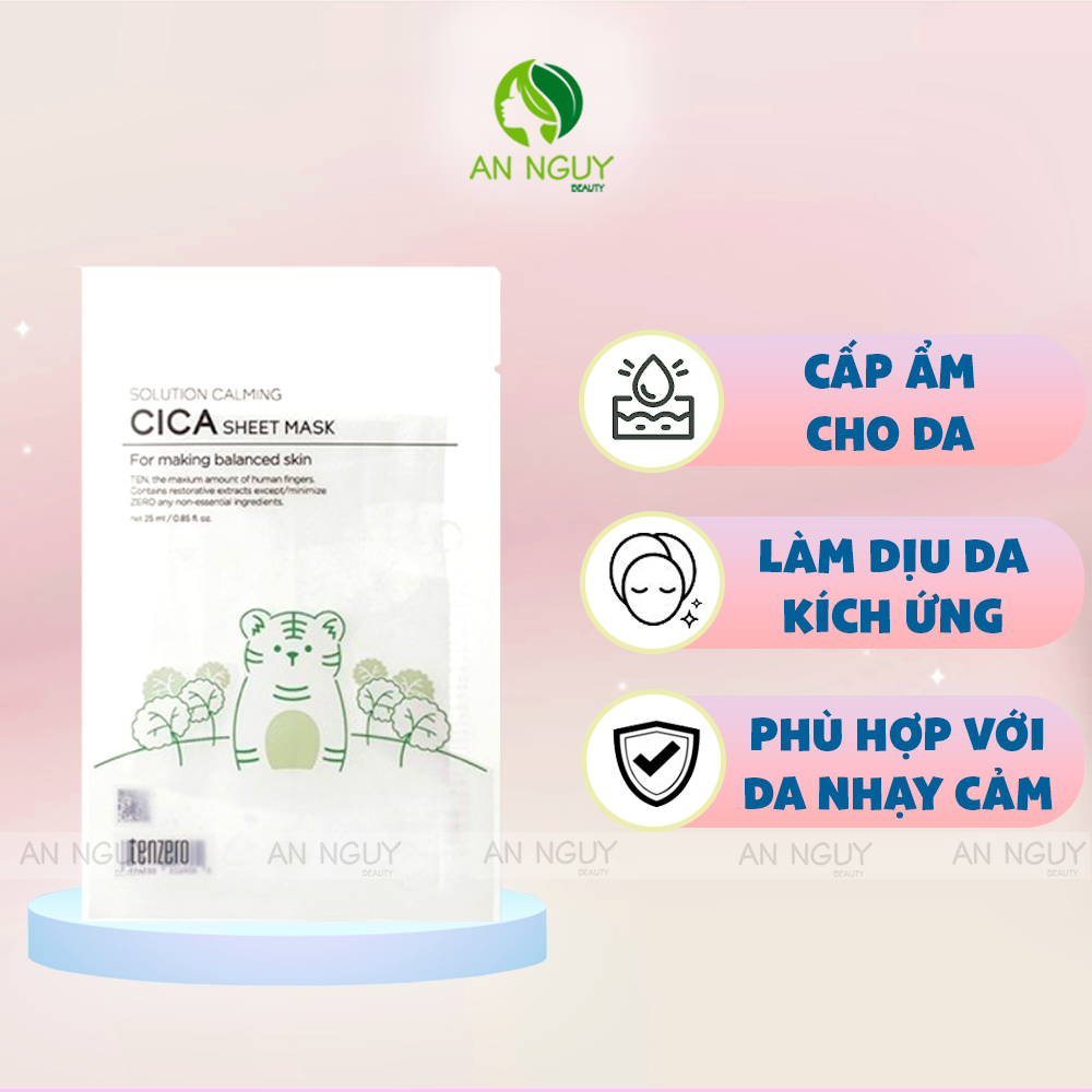 Mặt Nạ Túi Trong Suốt Tenzero Sheet Mask 25ml
