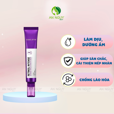 Kem Dưỡng Mắt Retinol Some By Mi Intense Advanced Triple Action Eye Cream Giảm Quầng Thâm 30ml