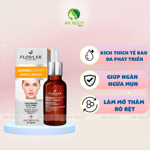 Tinh Chất Floslek Lightening Acid Peel Tăng Cường Trắng Sáng Da 30ml