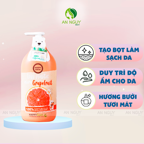 Sữa Tắm Happy Bath Essence Body Wash Tinh Chất Hoa Thiên Nhiên 900gr