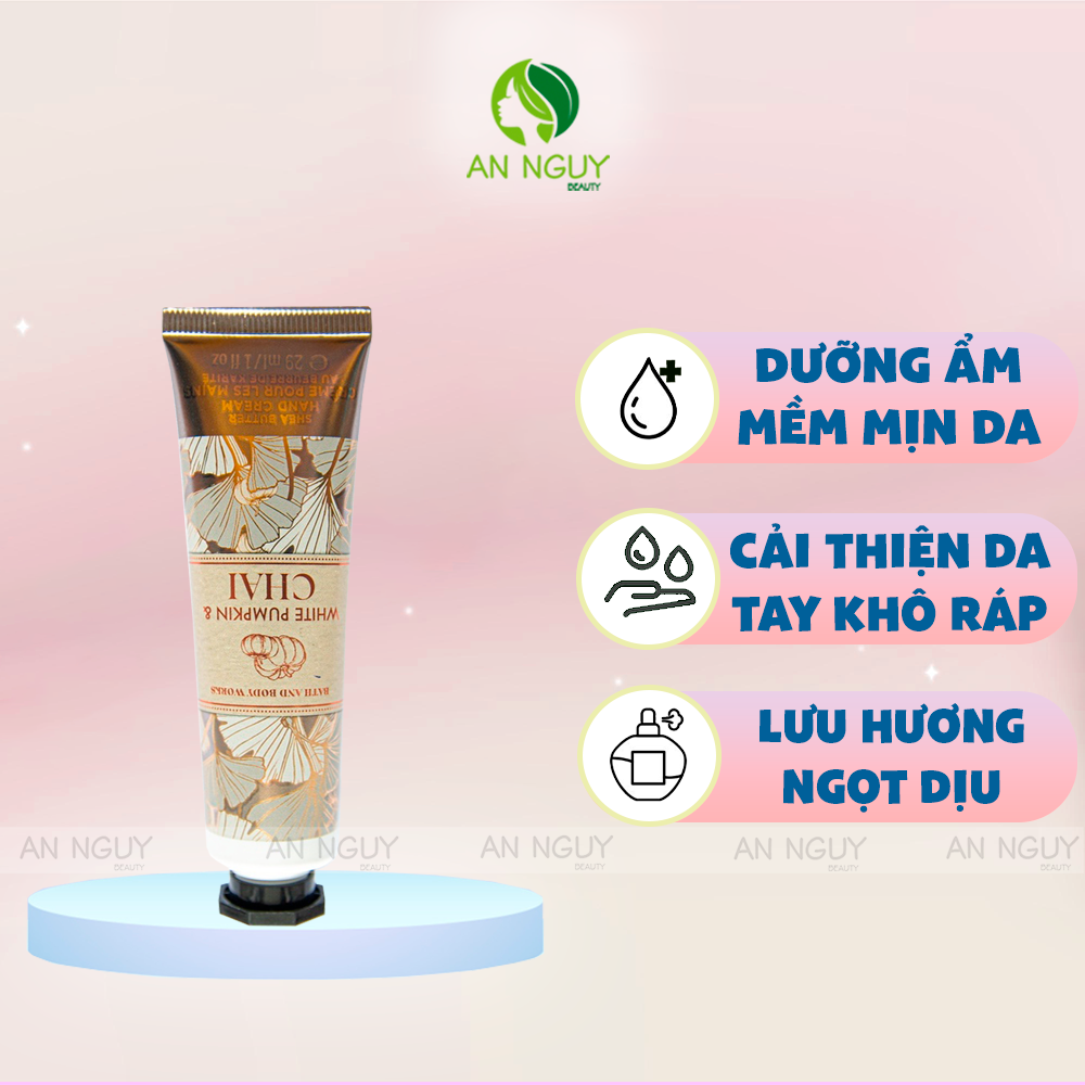 Kem Dưỡng Da Tay Bath & Body Works Shea Butter Hand Cream Làm Mềm Da Tay, Cấp Ẩm 29ml