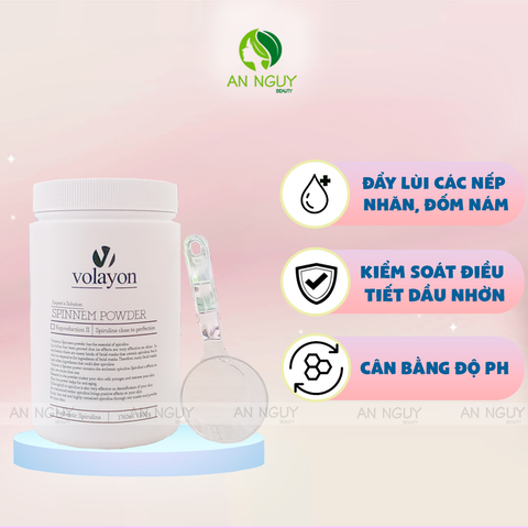 Mặt Nạ Dạng Bột Volayon Spinem Powder Chiết Xuất Tảo Xoắn Thanh Lọc Da 500gr