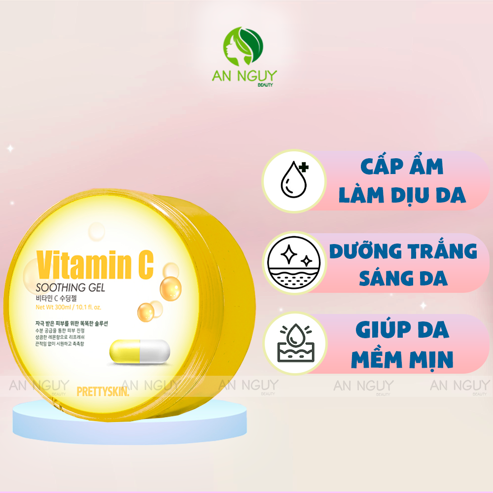 Gel Dưỡng Da Đa Năng PrettySkin Soothing Gel 300ml