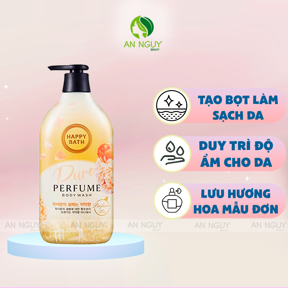 Sữa Tắm Happy Bath Perfume Body Wash Hương Nước Hoa 900gr