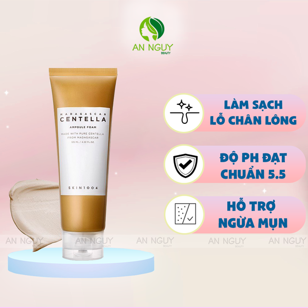 Sữa Rửa Mặt Skin1004 Madagascar Centella Ampoule Foam Chiết Xuất Rau Má 125ml