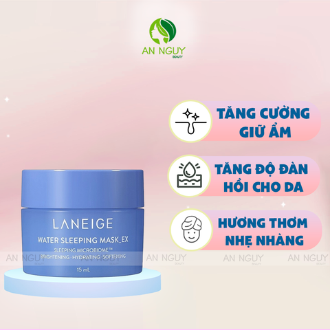 Mặt Nạ Ngủ Laneige Water Sleeping Mask EX Dưỡng Da Căng Mịn 15ml