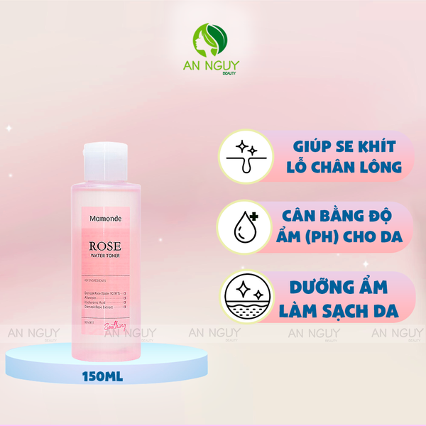 Nước Hoa Hồng Mamonde Rose Water Toner Cân Bằng Độ Ẩm Cho Da