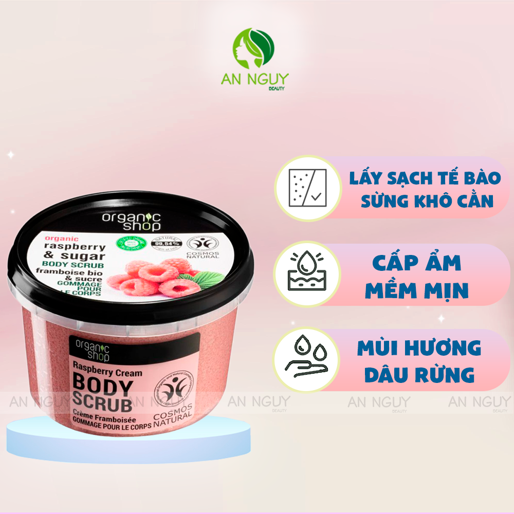 Tẩy Tế Bào Chết Organic Shop Body Scrub 250ml