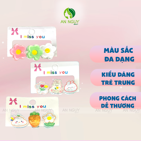 Cào Tóc Nhí Vỉ 3 Cái Nhiều Mẫu Ngẫu Nhiên