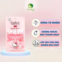 Son Dưỡng Có Màu LipIce Sheer Color Hello Kitty Dưỡng Ẩm Môi 2.4gr