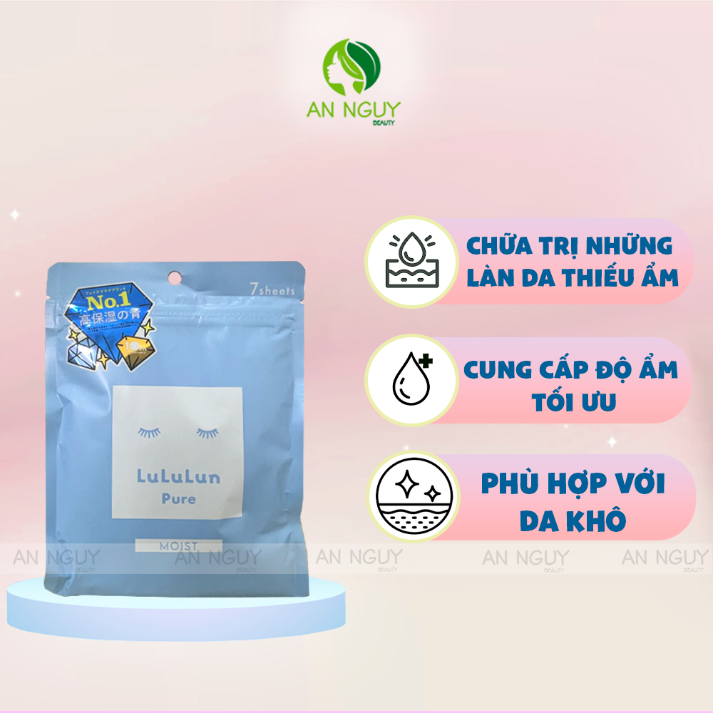 Mặt Nạ Dưỡng Ẩm LULULUN Moist Face Mask Giúp Dưỡng Ẩm Sâu