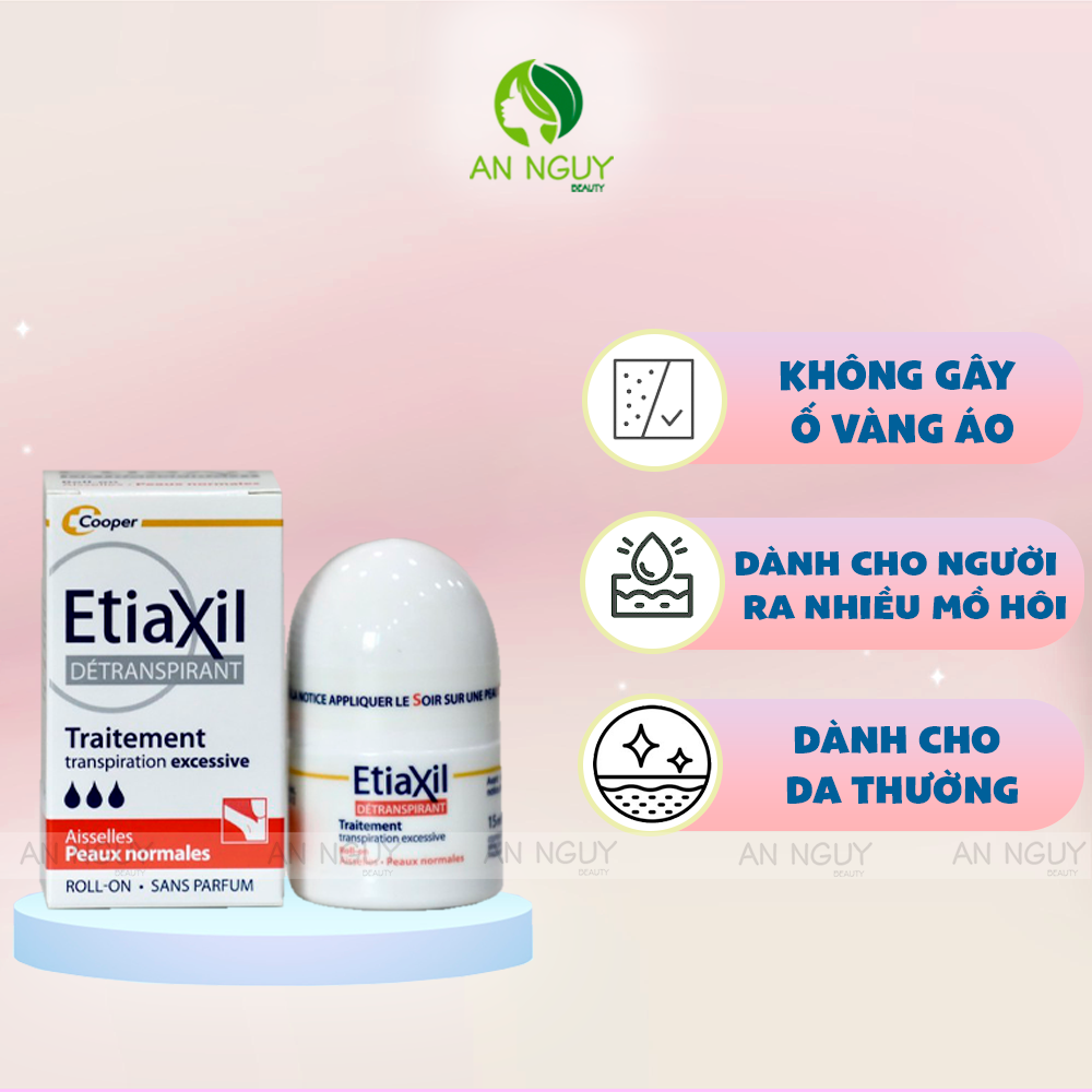 Lăn Khử Mùi Etiaxil Traitement Transpiration Roll-On Đặc Trị Mùi Hôi 15ml