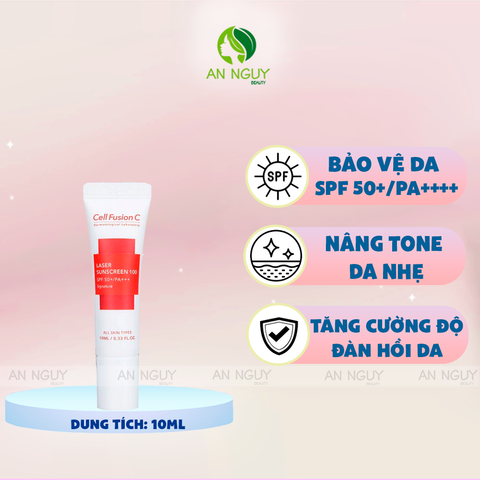 Kem Chống Nắng Cell Fusion C Laser Sunscreen100 SPF50+ PA+++ Dành Cho Da Nhạy Cảm