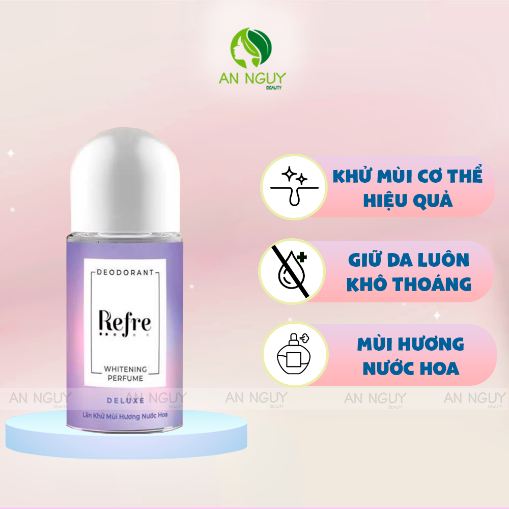 Lăn Khử Mùi Refre Deodorant Whitening Perfume 40ml