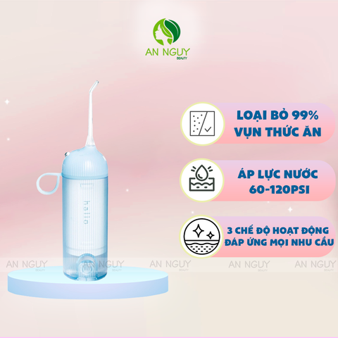 Máy Tăm Nước Cầm Tay HALIO UltraClean Oral Irrigator Làm Sạch Răng Miệng, Chăm Sóc Nướu