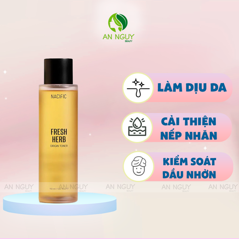 Nước Hoa Hồng Nacific Fresh Herb Origin Toner 150ml