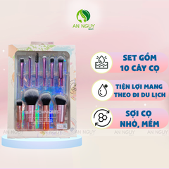 Set 10 Cọ Real Techniques Travel Fanstasy Mini Brush Kit