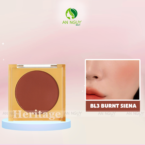 Phấn Má Hồng Merzy The Heritage Blusher 4.5gr #BL3 Burnt Siena