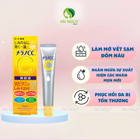 Tinh Chất Dưỡng Sáng Melano CC Vitamin C  Brightening Essence Mờ Thâm Nám, Tàn Nhang 20ml