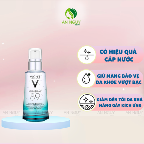 Tinh Chất Vichy Mineral 89 Serum Khoáng Cô Đặc, Phục Hồi Da Chuyên Sâu 50ml