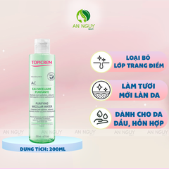 Nước Tẩy Trang Topicrem AC Purifying Micellar Water Dành Cho Da Dầu