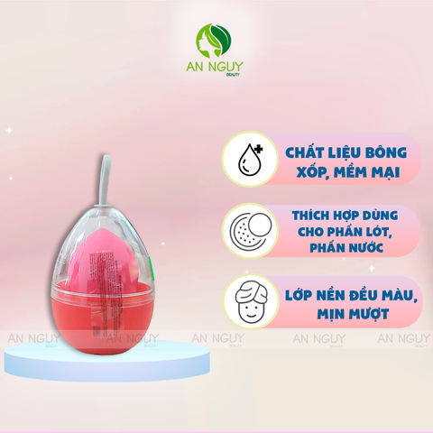 Mút Trang Điểm Horus 3D Beauty Sponge Dùng Tán Kem Nền, Che Khuyết Điểm