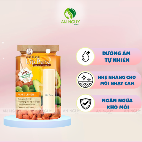 Son Dưỡng Môi Mentholatum Melty Cream Lip Hương Chanh Mơ 3.9gr