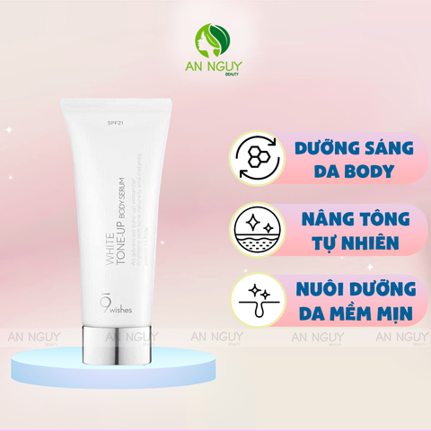 Sữa Dưỡng Thể 9Wishes White Tone-up Body Serum Nâng Tone, Sáng Da Toàn Thân 150ml