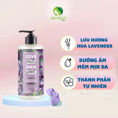 Sữa Dưỡng Thể Love Beauty And Planet 400ml