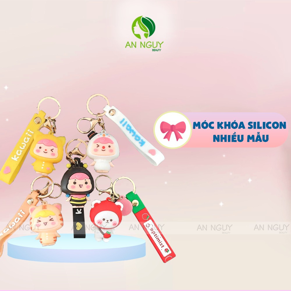Móc Khóa Hình Thú Nhiều Màu Dễ Thương Treo Balo, Phụ Kiện Trang Trí