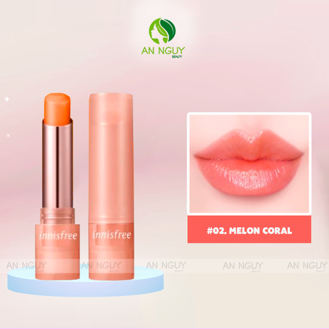 Son Dưỡng Có Màu Innisfree Dewy Tint Lip Balm (New) 3.2gr