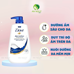 Sữa Tắm Dove Body Wash Dưỡng Thể, Làm Sạch Da Dịu Nhẹ 500g