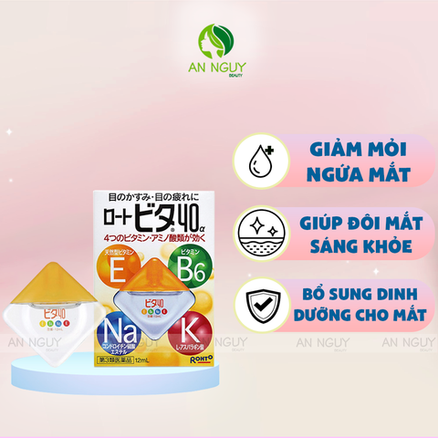 Thuốc Nhỏ Mắt Rohto Nhật Bản 12ml