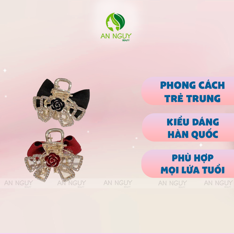 Cào Tóc Phối Nơ Hoa Nhí (Set 2 cái)