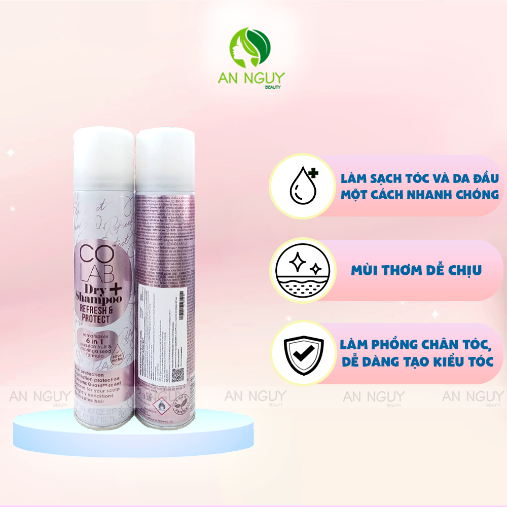 Dầu Gội Khô COLAB Dry Shampoo 200ml