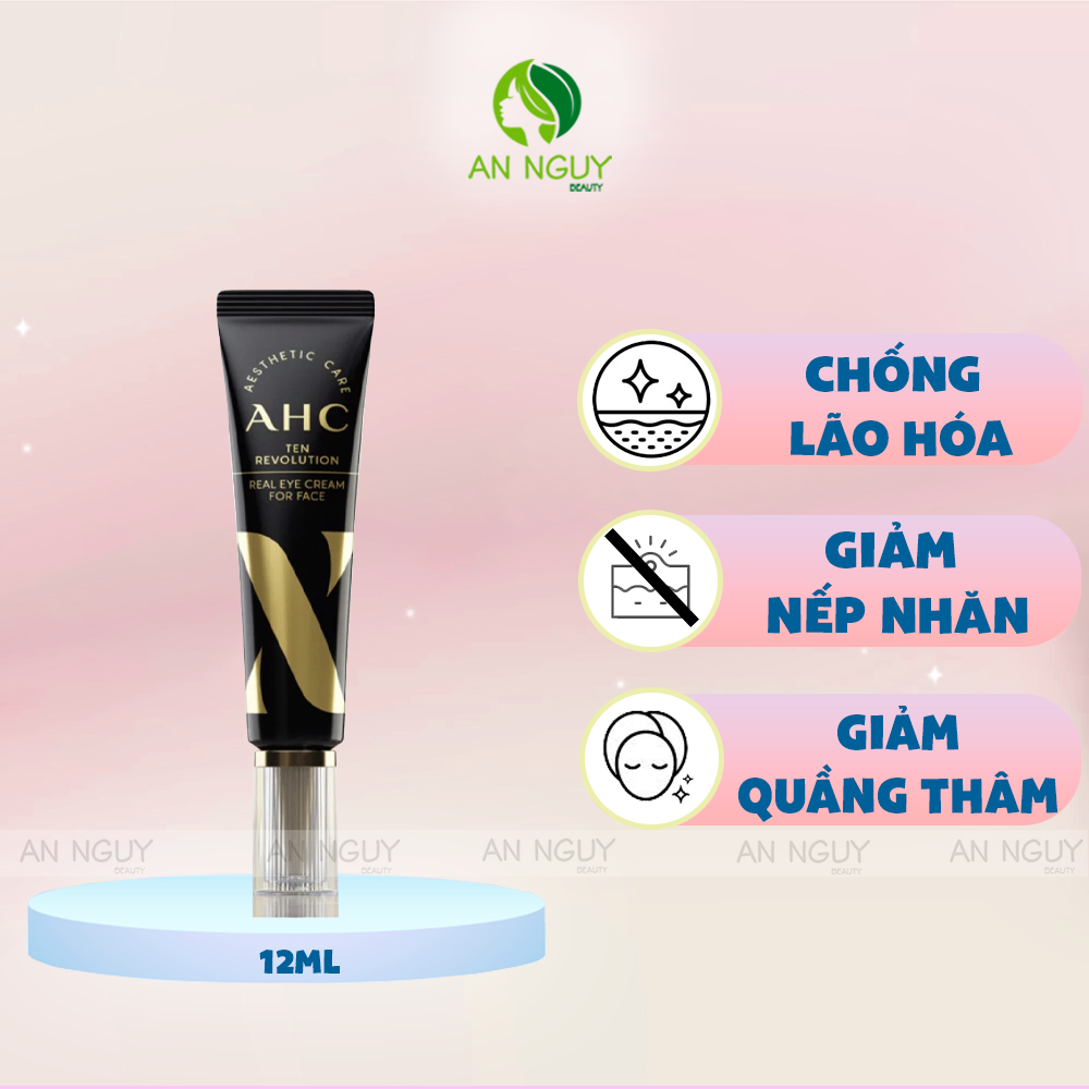 Kem Dưỡng Mắt AHC Ten Revolution Real Eye Cream For Face(12ml)