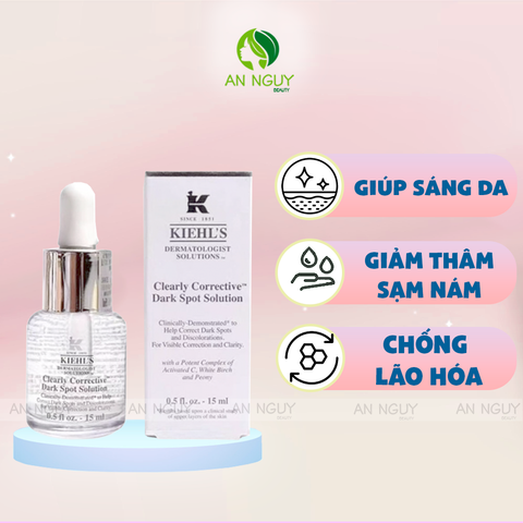 Tinh Chất Kiehl's Clearly Corrective Dark Spot Solution Trị Nám & Sáng Da 15ml