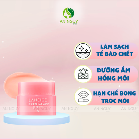 Mặt Nạ Ngủ Môi Laneige Lip Sleeping Mask Dưỡng Ẩm, Hỗ Trợ Giảm Thâm Môi