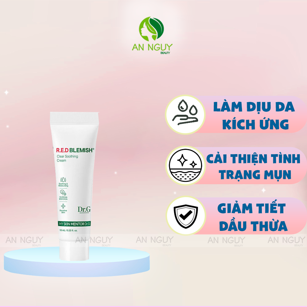 Kem Dưỡng Da Dr.G Red Blemish Clear Soothing Cream Cho Da Nhạy Cảm