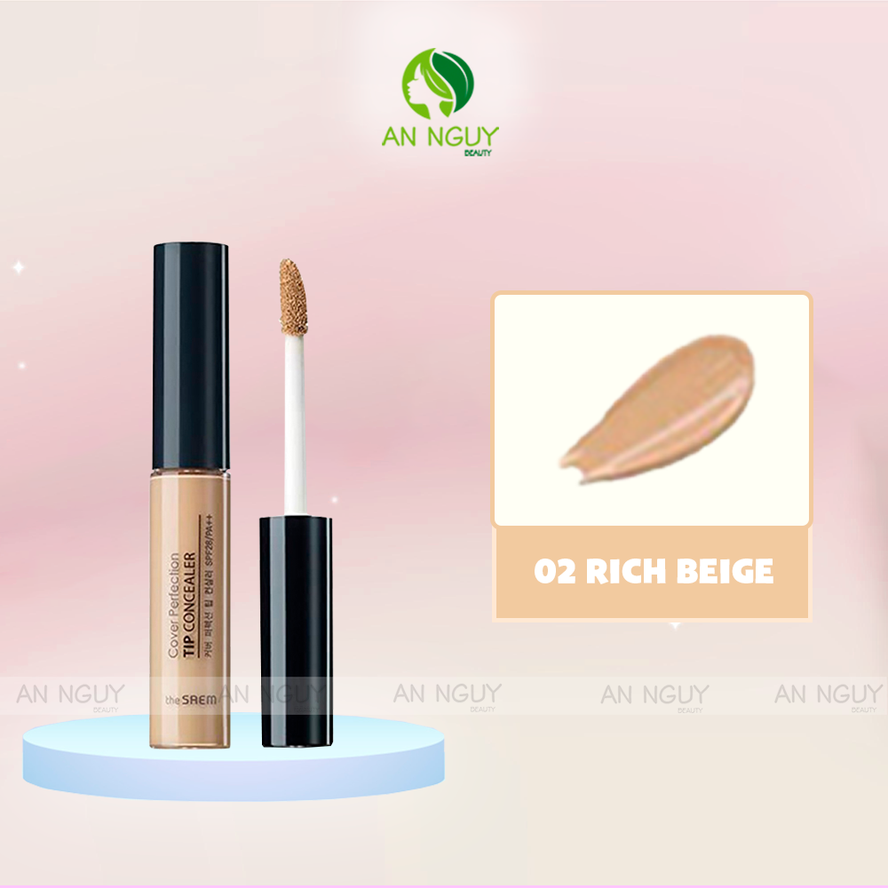 Kem Che Khuyết Điểm The Saem Cover Perfection Tip Concealer SPF 28 PA++ 6.5gr