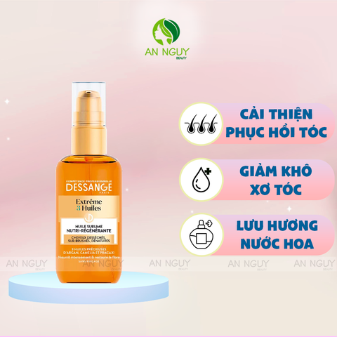 Dầu Dưỡng Tóc Dessange Extreme 3 Huiles Phục Hồi Tóc Khô Xơ 100ml